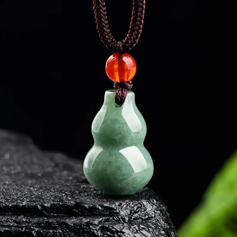 Luxury Gifts Jewelry & Watches Namfleg Mostar - Бирманский цвет нефрита Тыква кулон подарок
