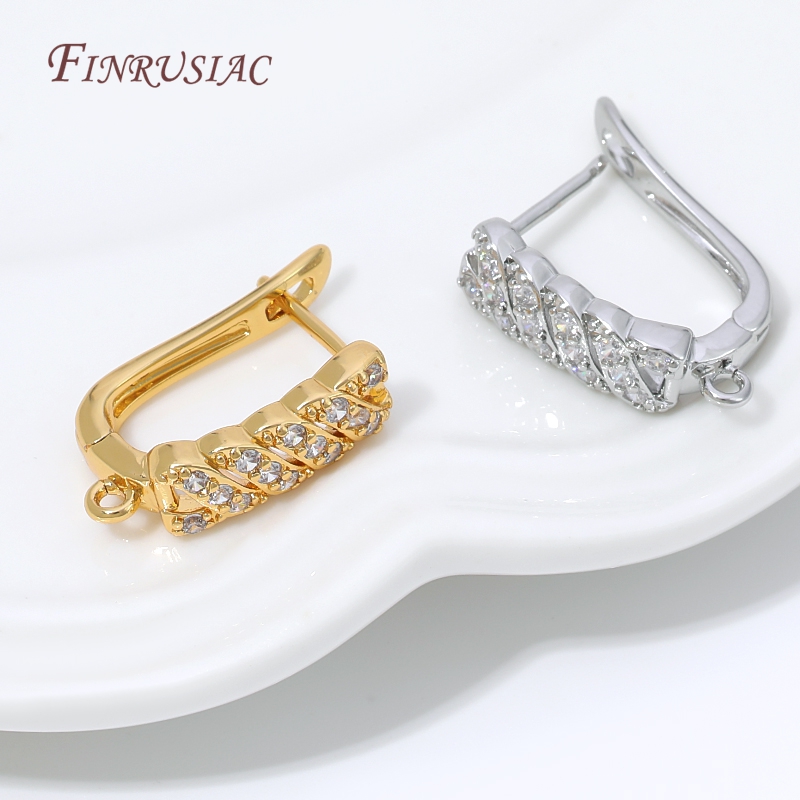 Gold Plated Ring - Швензы для серёжек,Застежка для серег-хаггисов с
