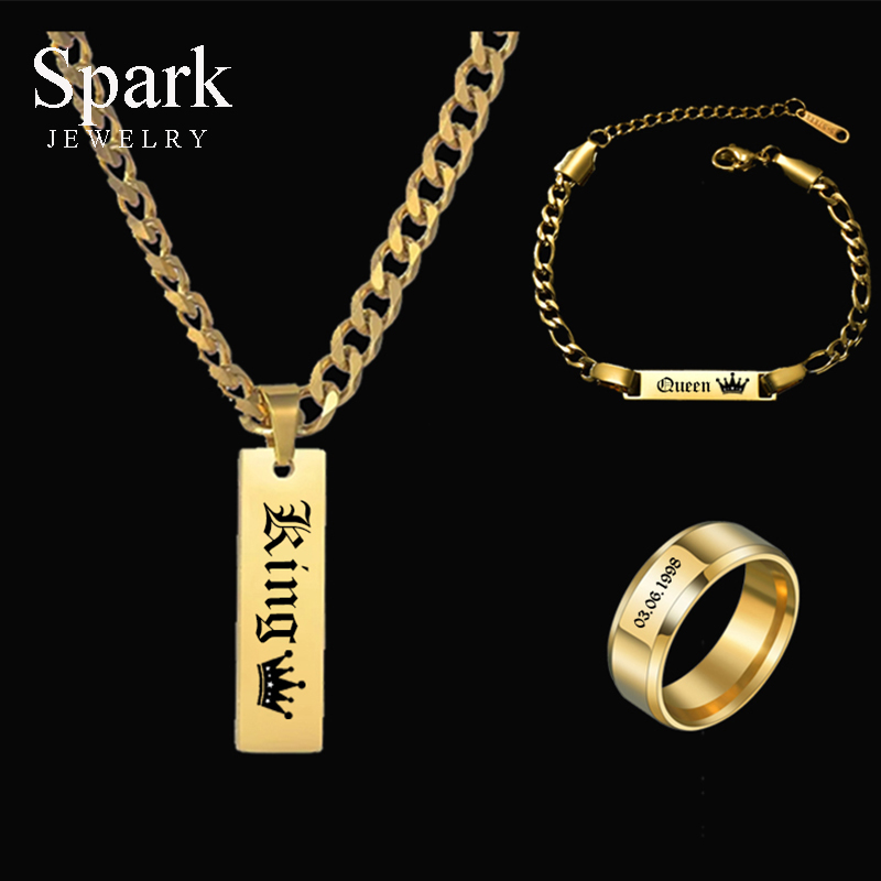 Engraved Name Necklace - Искра персонализированная толстая цепочка с гравировкой