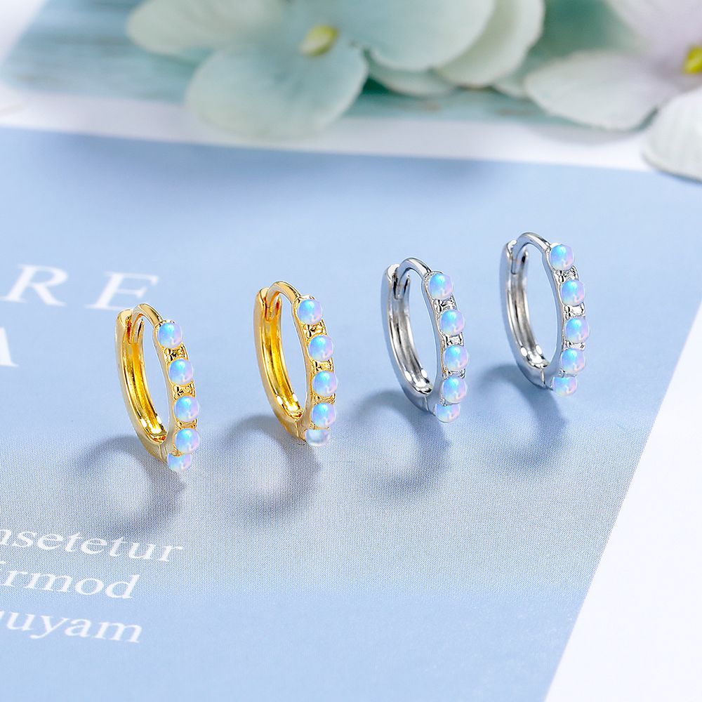 Легкие роскошные круглые серьг – обзор и цена Opal Earrings Dangle