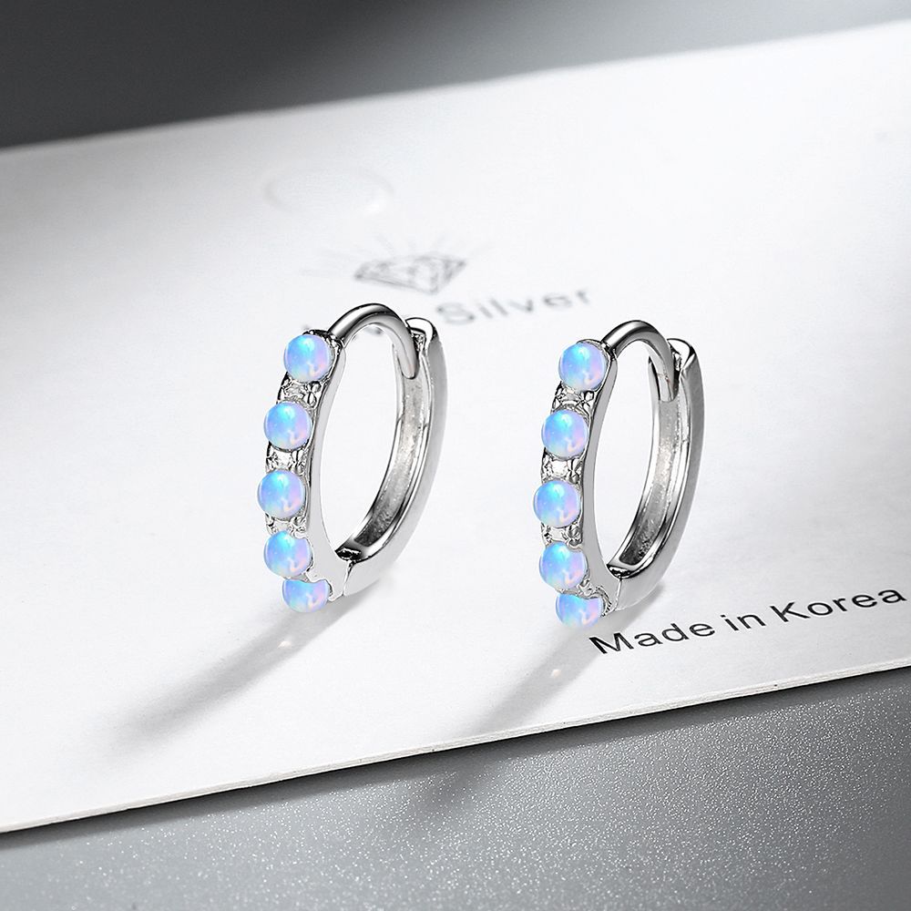Легкие роскошные круглые серьг – обзор и цена Opal Earrings Dangle