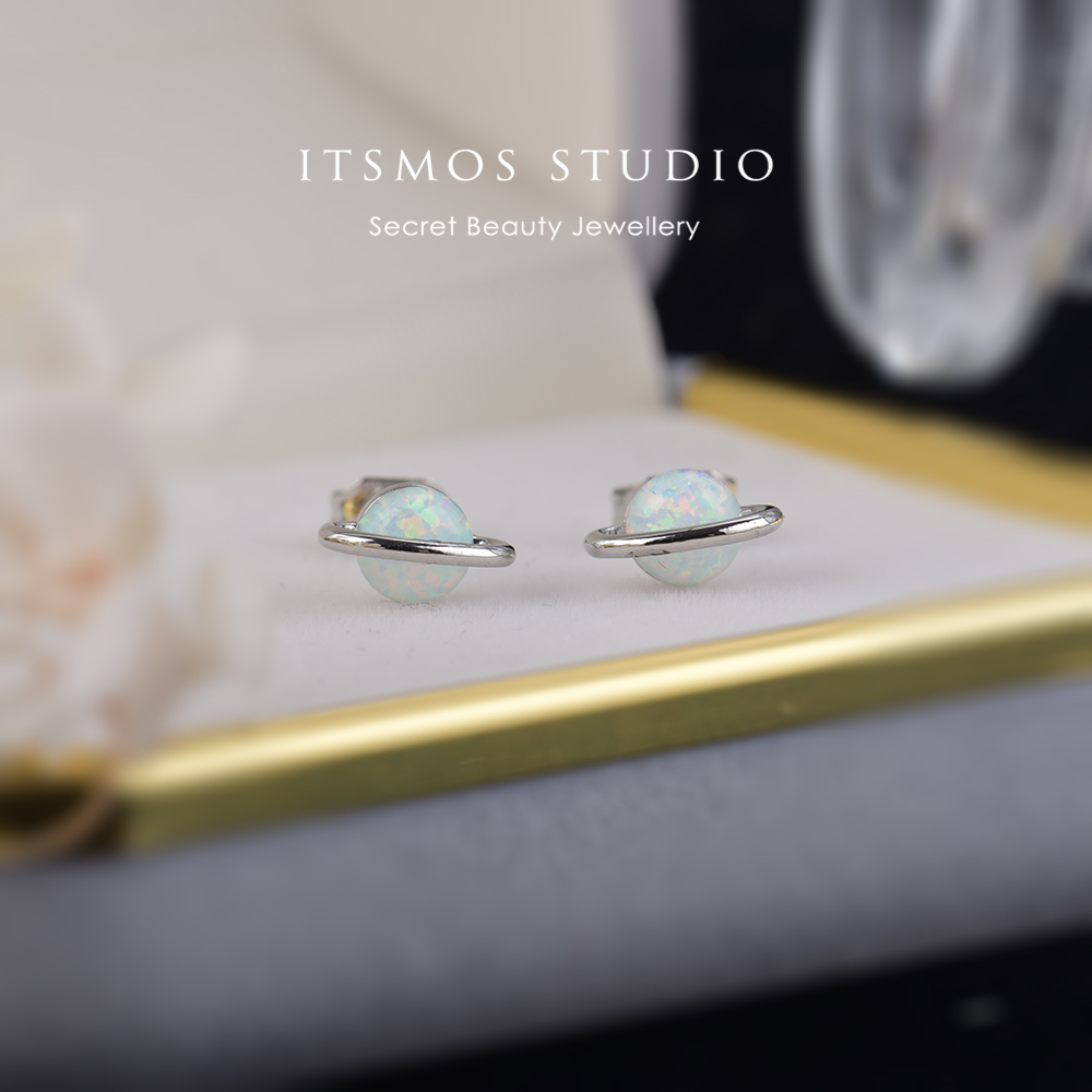 Серьги-гвоздики ITSMOS с белым – обзор и цена Opal Earrings Dangle
