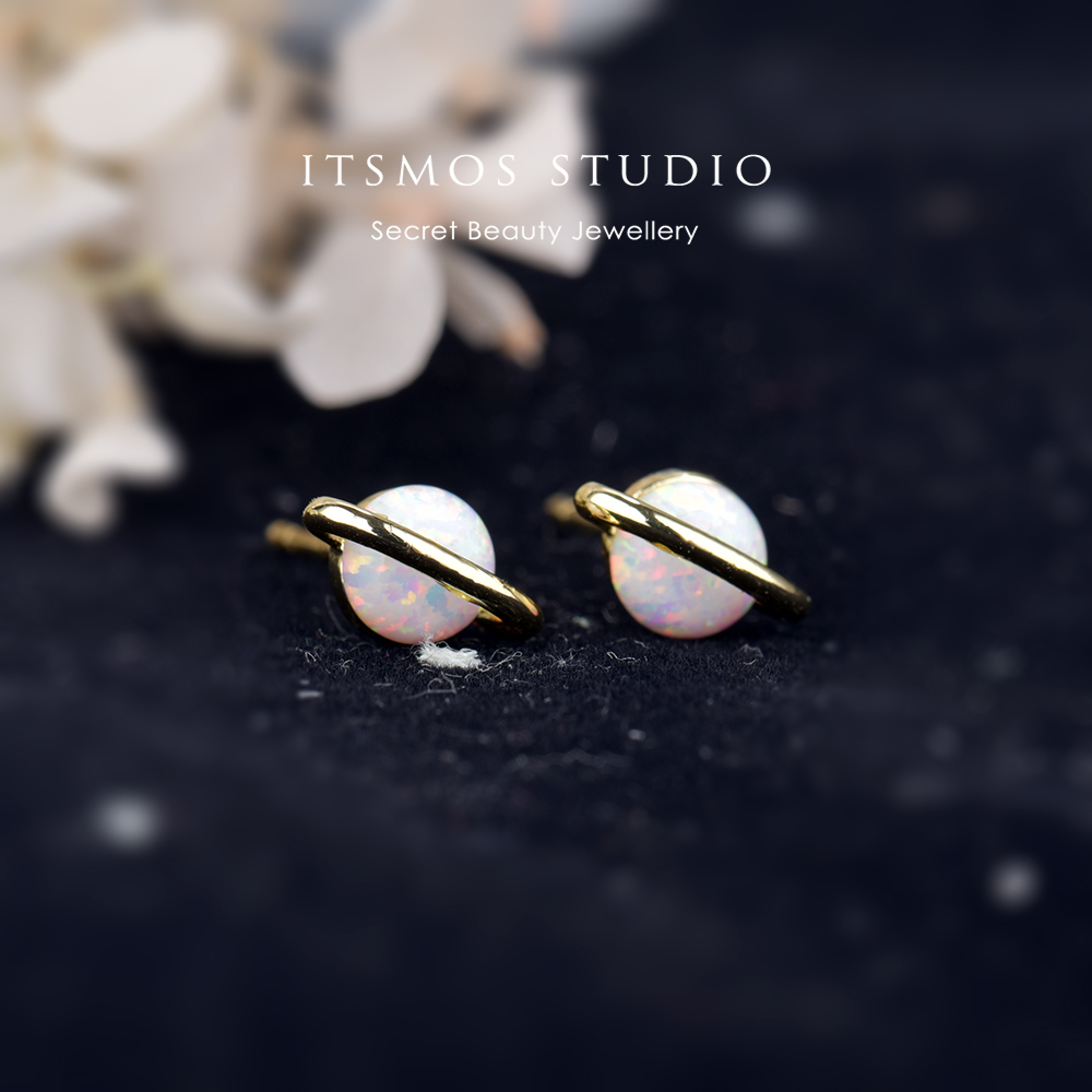 Серьги-гвоздики ITSMOS с белым – обзор и цена Opal Earrings Dangle