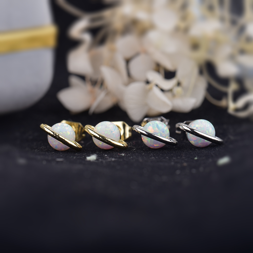 Серьги-гвоздики ITSMOS с белым – обзор и цена Opal Earrings Dangle