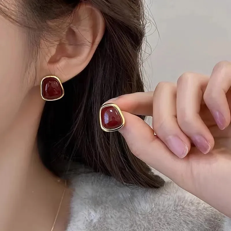 Винтажные эмалированные винно- – обзор и цена Opal Earrings Dangle