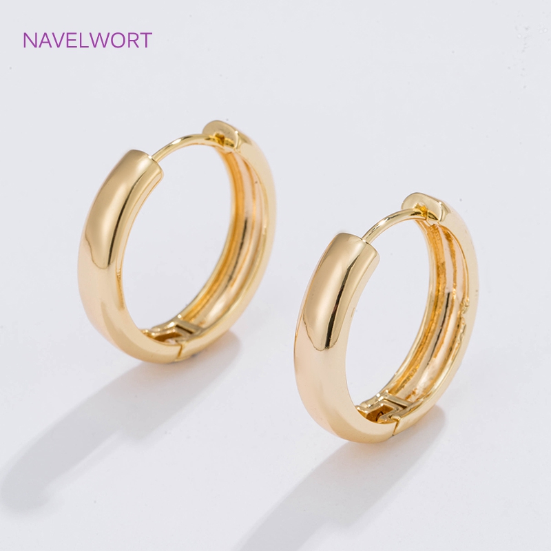 Серьги кольцами 6 размеров, по – обзор и цена Gold Plated Ring