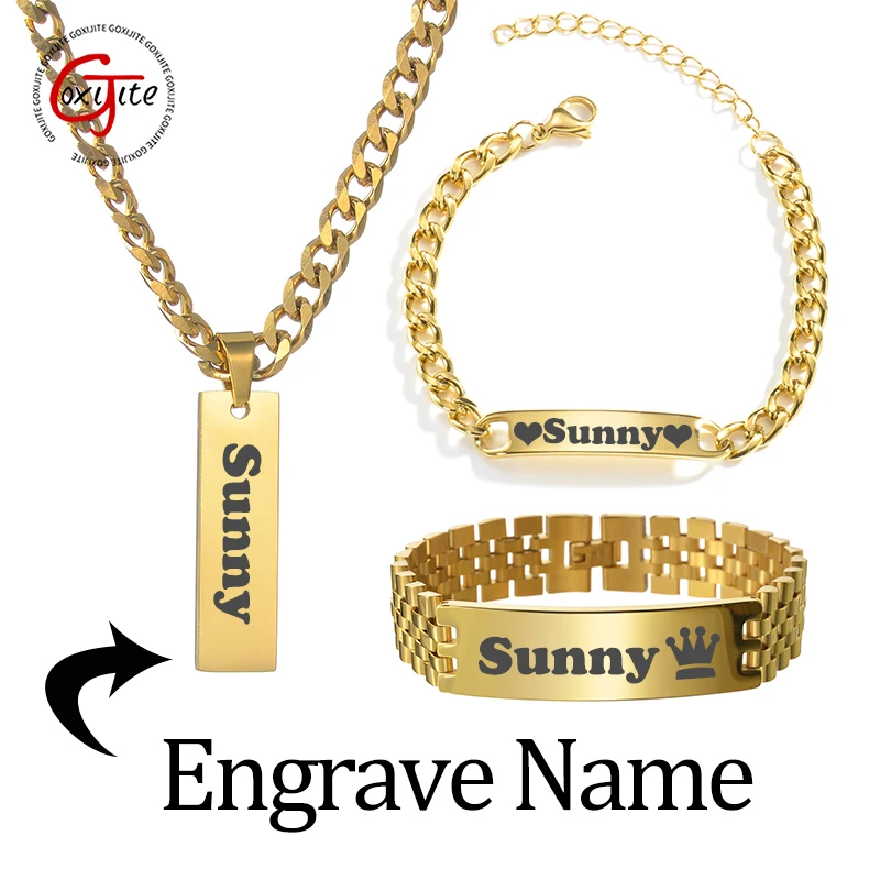 Goxijite ожерелье с гравировко – обзор и цена Engraved Name Necklace