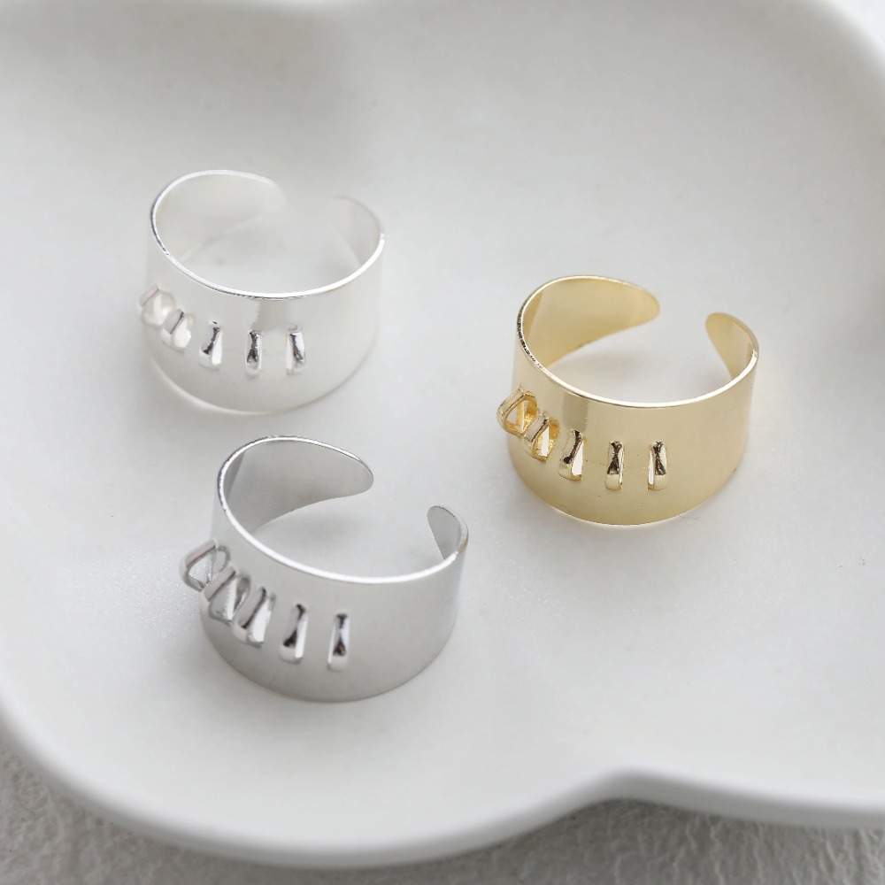 4 шт. латунные кольца с подвес – обзор и цена Gold Plated Ring