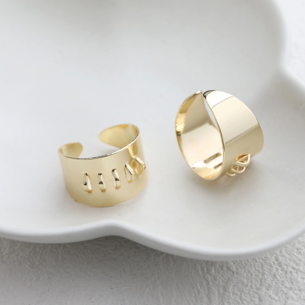4 шт. латунные кольца с подвес – обзор и цена Gold Plated Ring