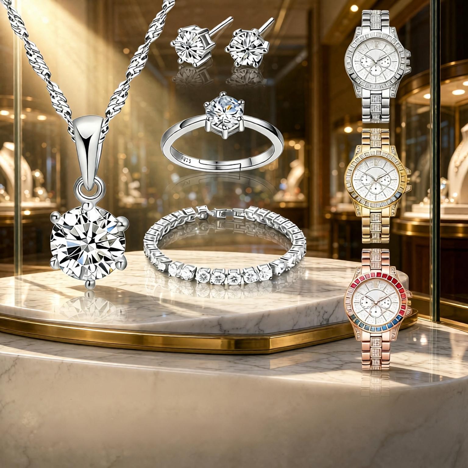 Роскошный комплект из серебра  – обзор и цена Best Jewelry Watches For Women