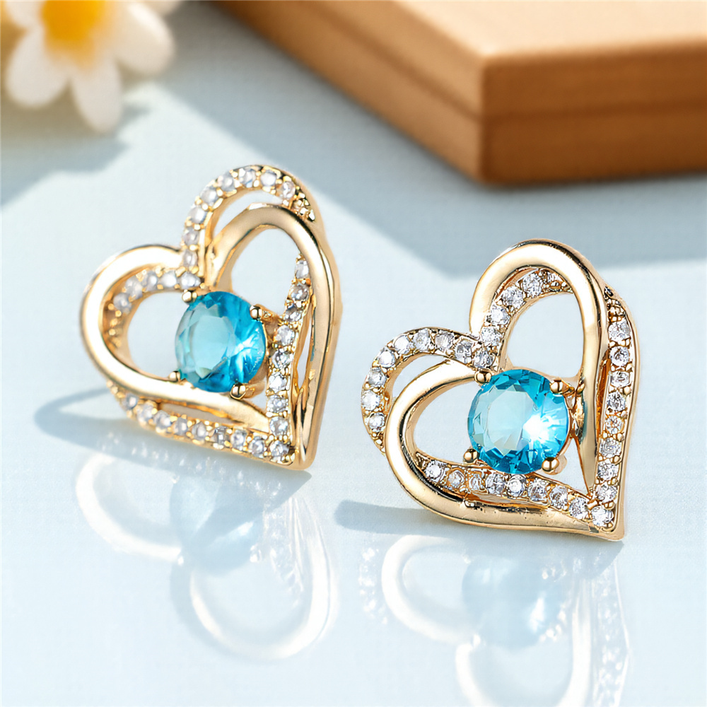 Маленькие серьги-гвоздики в фо – обзор и цена Opal Earrings Dangle