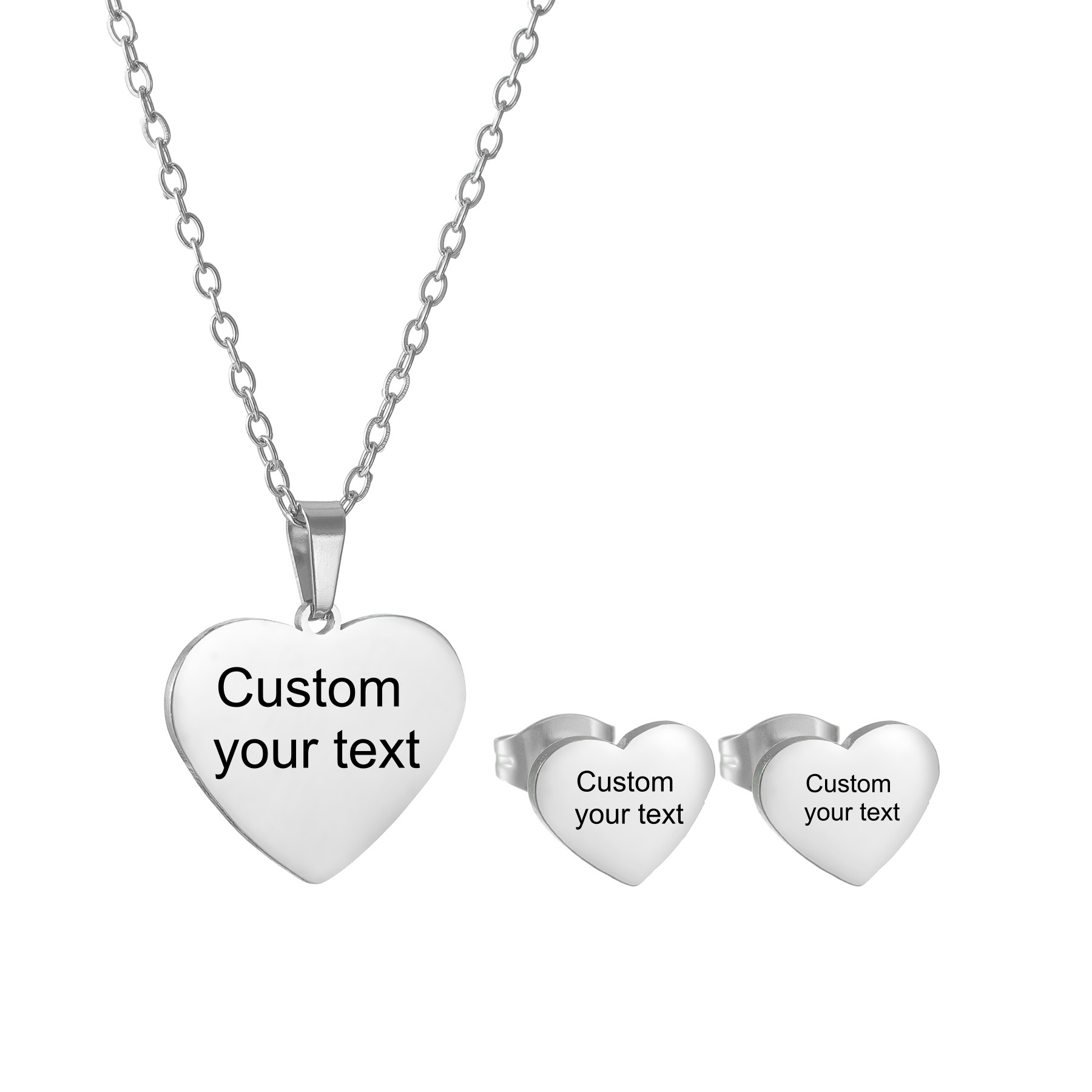 Набор украшений: колье и серьг – обзор и цена Engraved Name Necklace