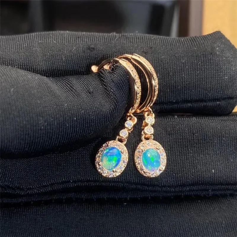 Новые серьги с натуральным опа – обзор и цена Opal Earrings Dangle