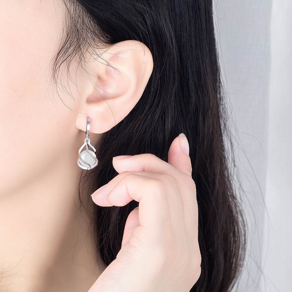 Новые женские серьги из стерли – обзор и цена Opal Earrings Dangle