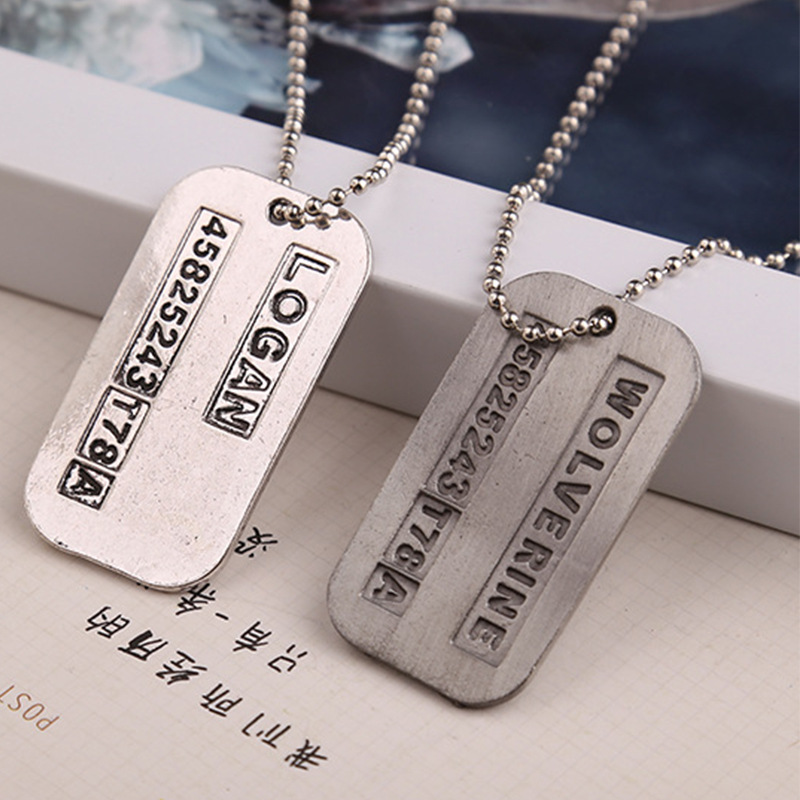 X мужское ожерелье Logan Hugh  – обзор и цена Mens Dog Tag Necklace