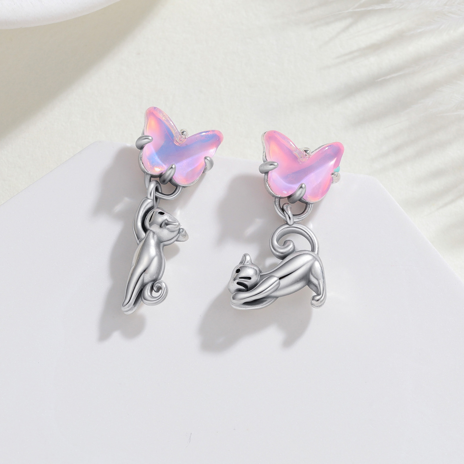 Асимметричные серьги из стерли – обзор и цена Opal Earrings Dangle