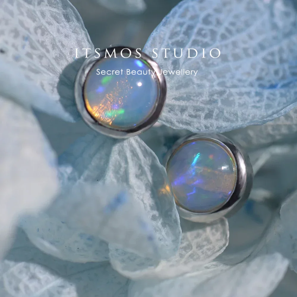 ITSMOS круглые серьги с натура – обзор и цена Opal Earrings Dangle